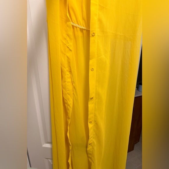 Yellow thin drape - Picture 8 of 8